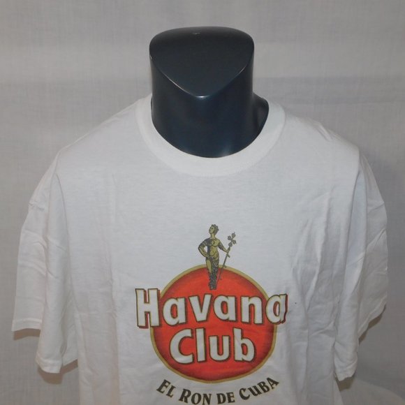 Classic Havana Club Cuba Mens XL White Red T Shirt - Picture 4 of 7